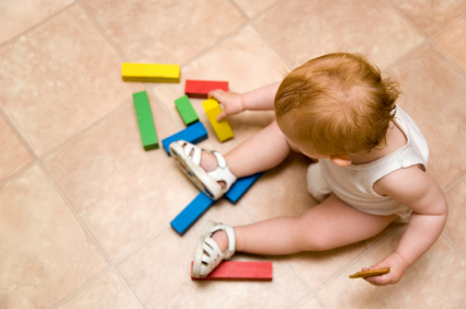 Bethany's Cleaning Service - Baby Playing with Toys